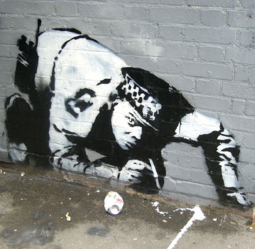 Los 25 grafitis mas hermosos de Banksy, el mejor grafitero del mundo!
