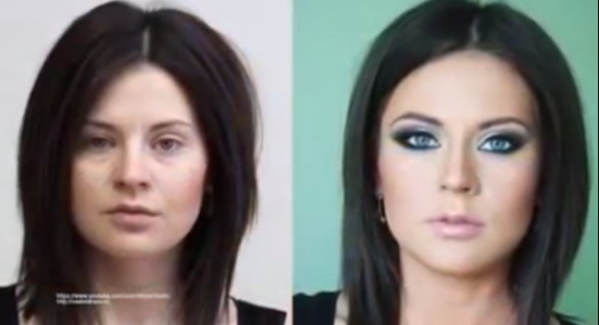 17 Fotos que Muestran cómo Cambia una Mujer con Maquillaje