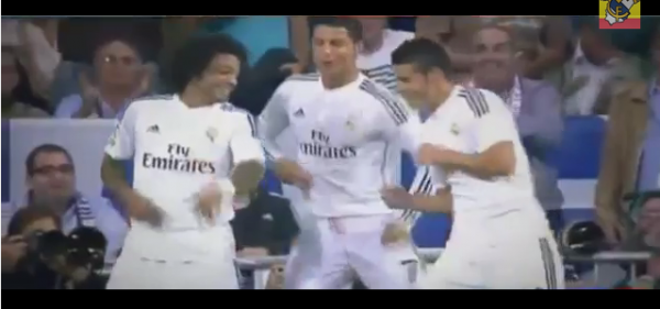 A CONTINUACIÓN: James Rodriguez Bailó el Ras Tas Tas con CR7 y Marcelo! 