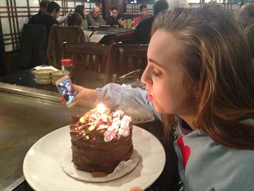 caught-taking-selfie-cake-birthday