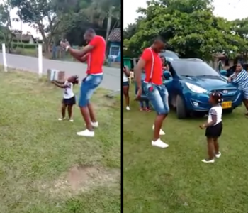 ¡Niña de 5 años baila salsa choque de forma increíble!