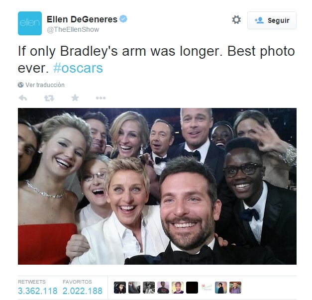 Tweet Ellen De Generes