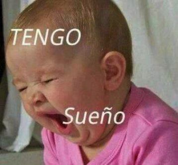 tengo sueño