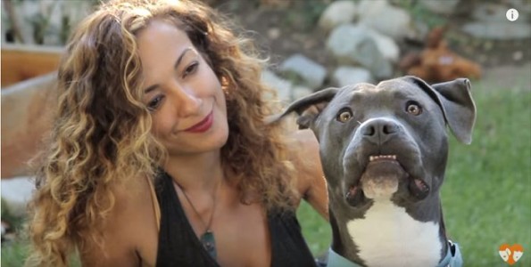 Esta mujer gastó  todas sus energías para salvar a un perro muerto de hambre.