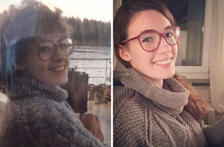15 Fotos de padres e hijos que son idénticos a la misma edad