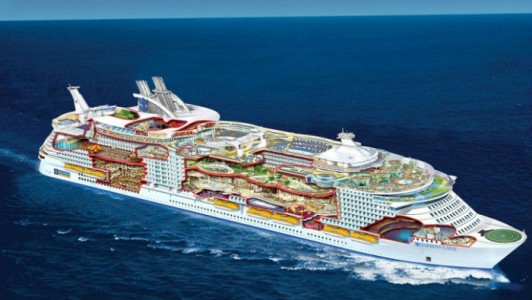 El barco más grande del mundo no es el Titanic, es el Harmony of the seas