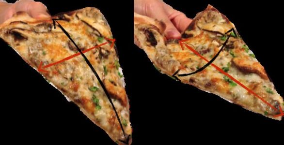 como sostener una porción de pizza 2