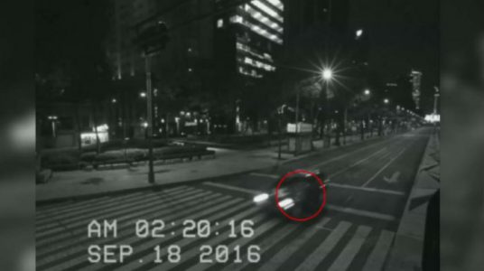 Cámara de seguridad capturó una aparición inexplicable en Ciudad de México