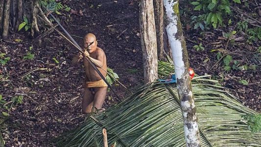 Por casualidad un fotógrafo encuentra una tribu aislada en Brasil