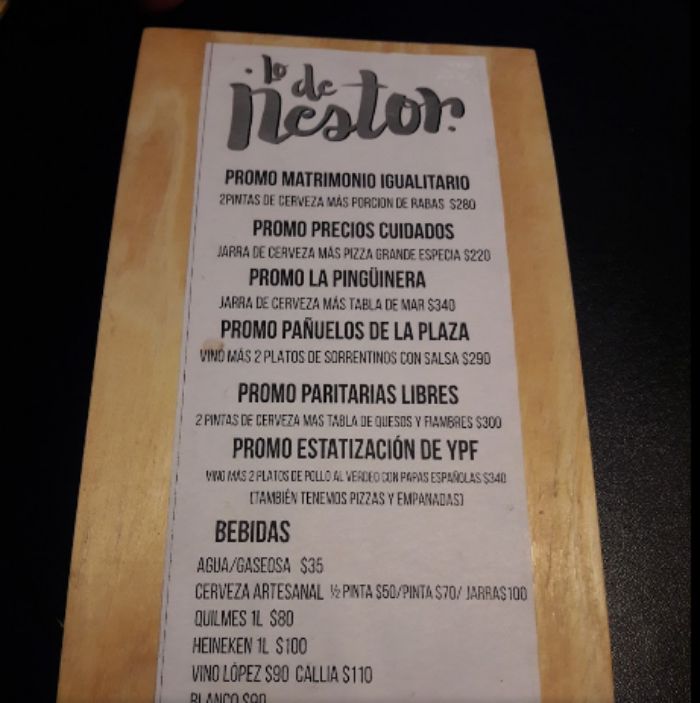 carta lo de nestor