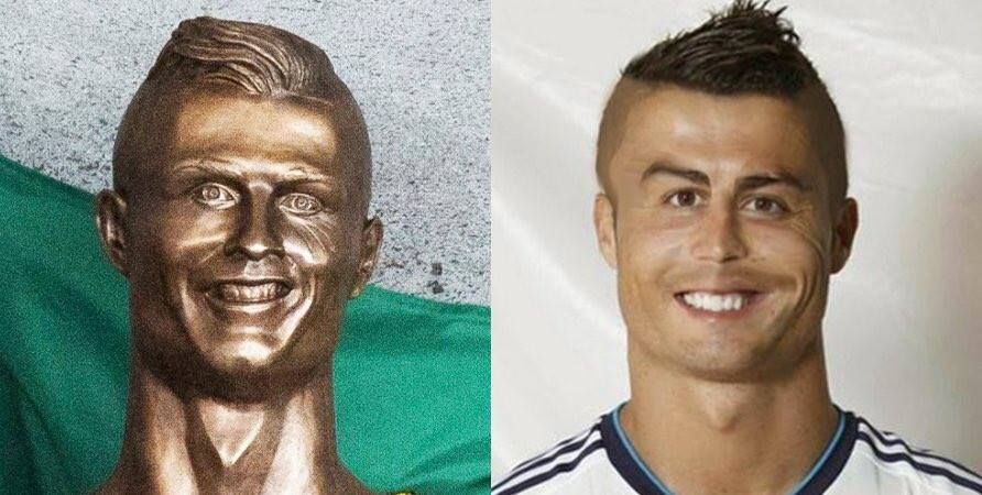 Mira los memes más graciosos de la escultura de Cristiano Ronaldo