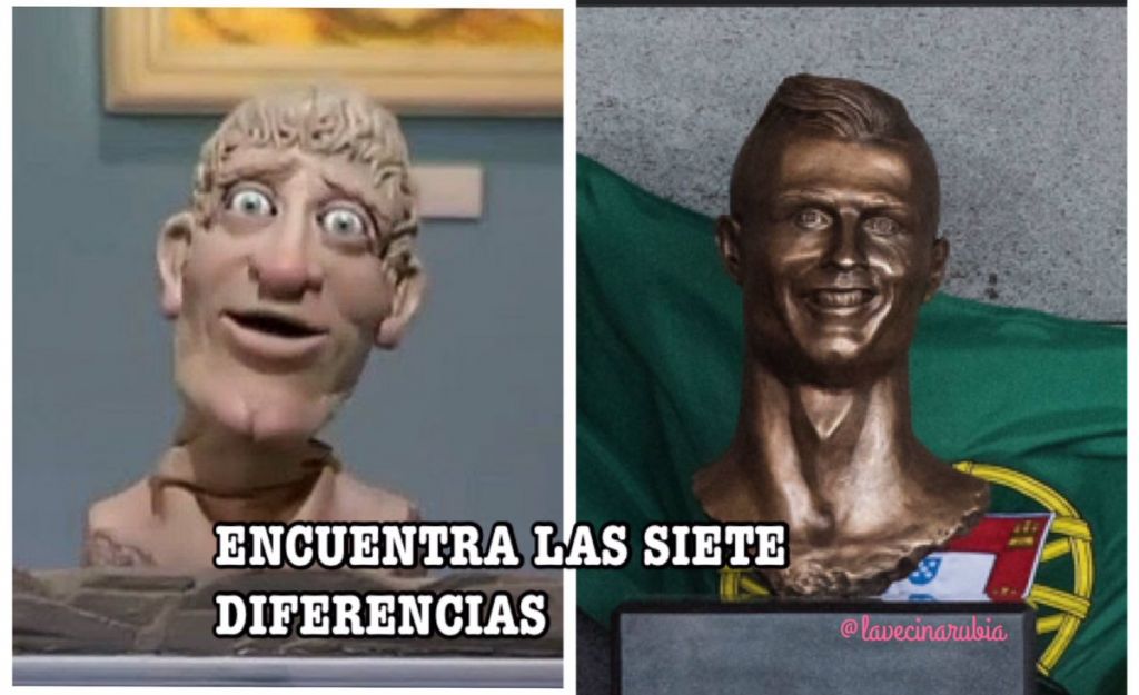 memes busto Cristiano Ronaldo