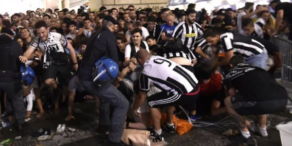 Estampida de hinchas de Juventus provoca 1.527 heridos en Turín