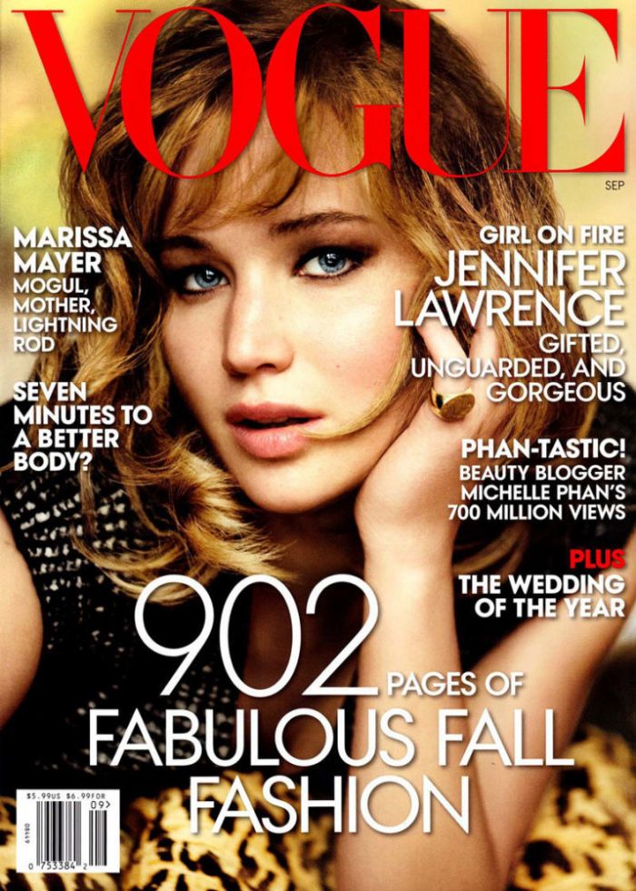 Jennifer Lawrence estará en la portada de septiembre de Vogue 4