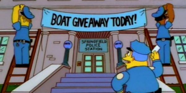Policía captura a maleantes gracias a un truco aprendido en “Los Simpsons”