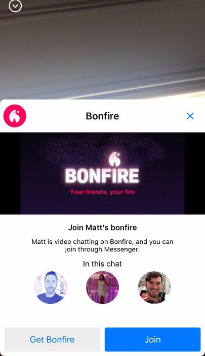 Facebook lanza aplicación Bonfire 1
