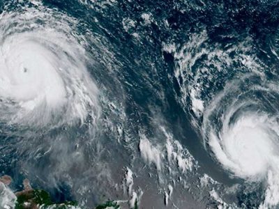 El huracán “José” se está alejando de las islas del Caribe