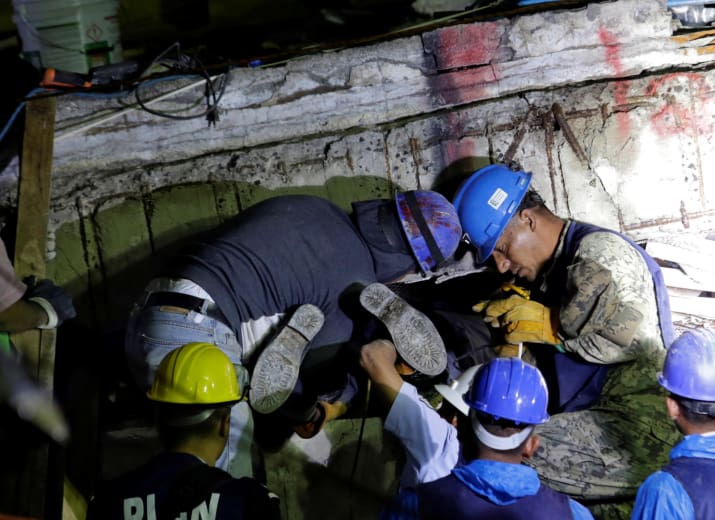 niña atrapada bajo escombros tras terremoto en México no existe 1
