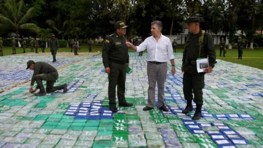 Colombia logra botín récord al confiscar 12 toneladas de cocaína