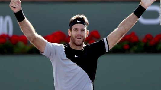 Roger Federer pierde ante Juan Martín Del Potro en la final de Indian Wells