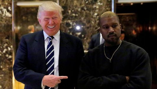 Kanye West se queda en blanco ante una pregunta de Jimmy Kimmel sobre Donald Trump