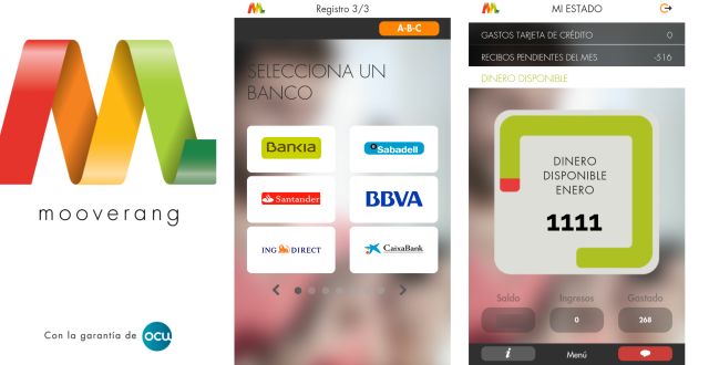 App Mooverang para ahorrar dinero