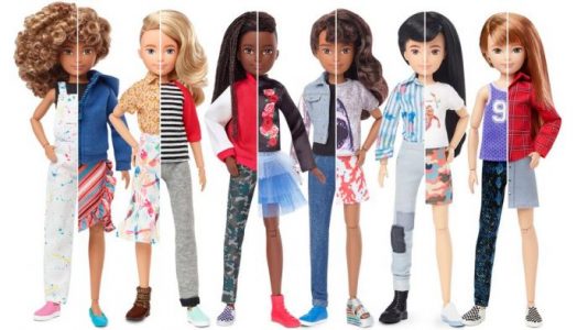 Mattel lanza línea de muñecas con inclusión de género