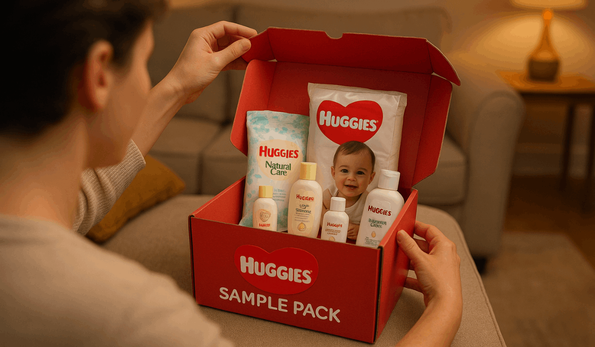 Huggies Brasil: Muestras gratis de pañales y productos para el cuidado del bebé