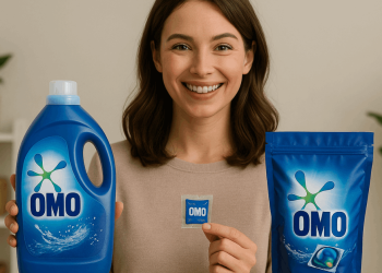 Muestras gratis de OMO: detergente líquido y cápsulas a través de promociones e influencers