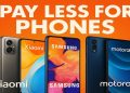 Cómo pagar menos por teléfonos Xiaomi, Samsung y Motorola