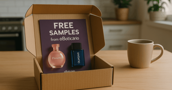 Cómo conseguir muestras gratis de O Boticário: Floratta, Quasar y más